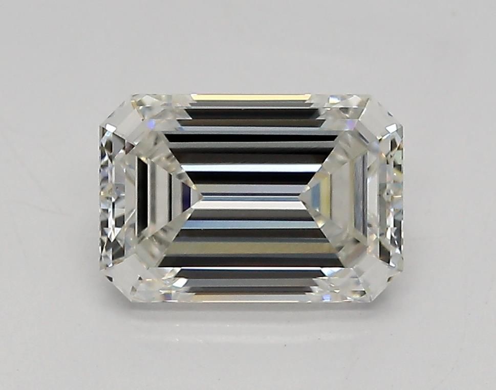 1.53 Carat F-VVS2 Emerald Lab Diamond