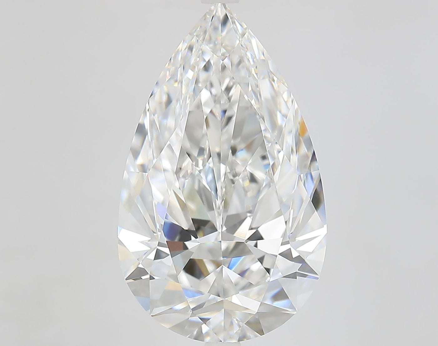 8.03 Carat E-VVS2 Pear Lab Diamond