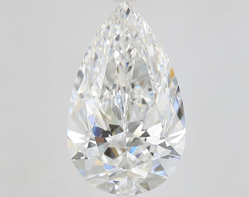 8.03 Carat E-VVS2 Pear Lab Diamond