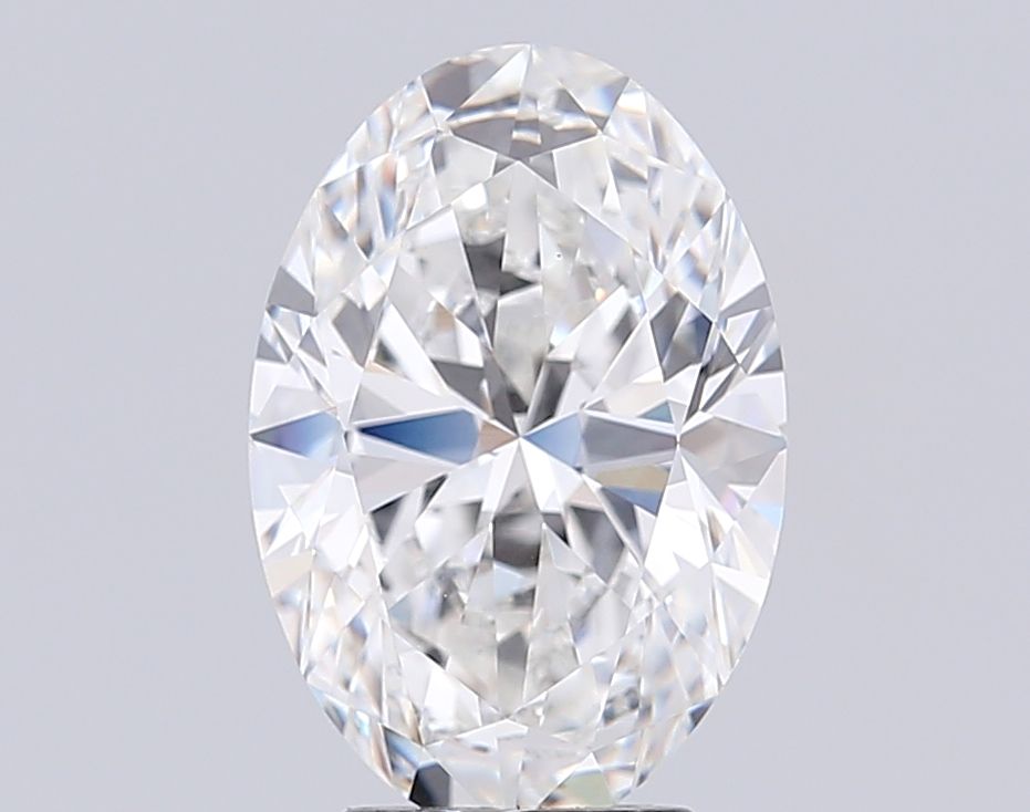 5.02 Carat F-VVS2 Oval Lab Diamond