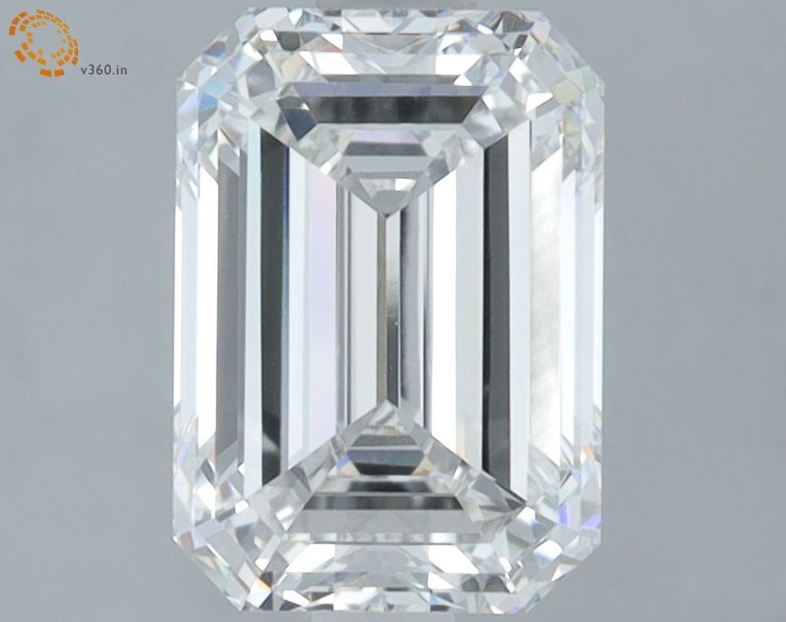 2.59 Carat D-VVS2 Emerald Lab Diamond