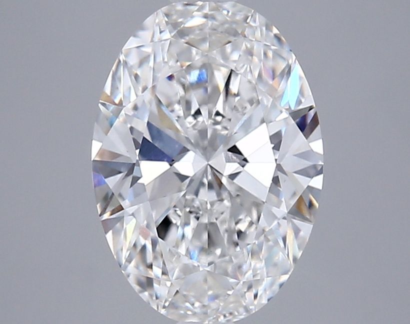 2.52 Carat F-VVS2 Oval Lab Diamond