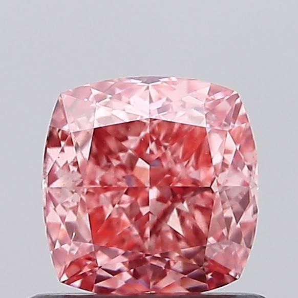 0.95 Carat Cushion Cut Fancy Pink
