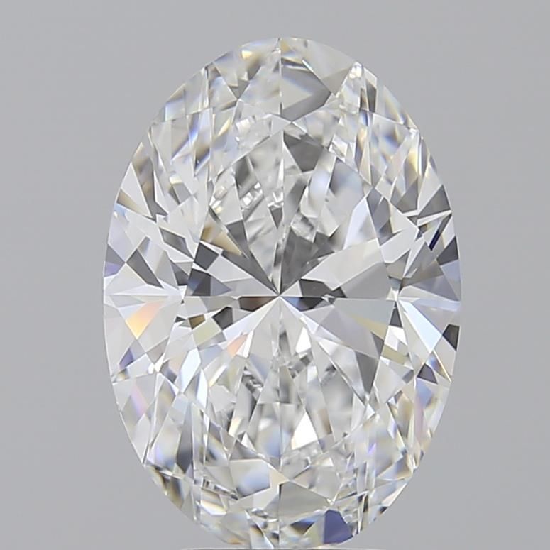 4 Carat D-VVS2 Oval Lab Diamond