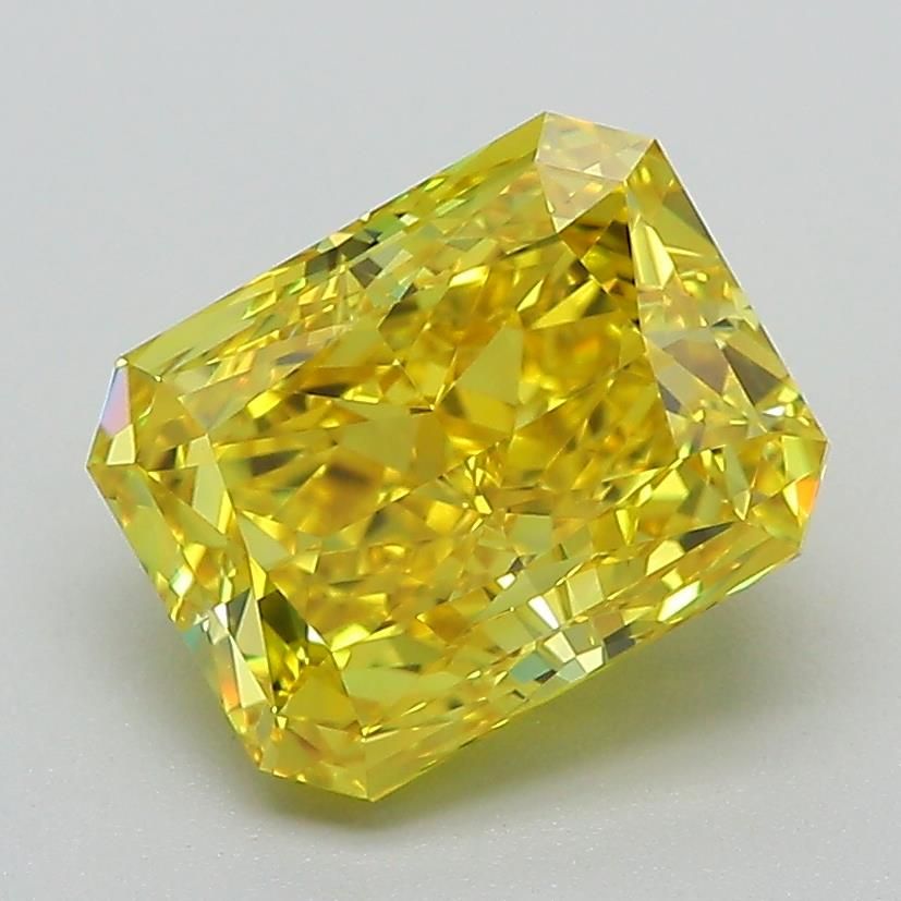 2.68 Carat Radiant Cut Fancy Yellow