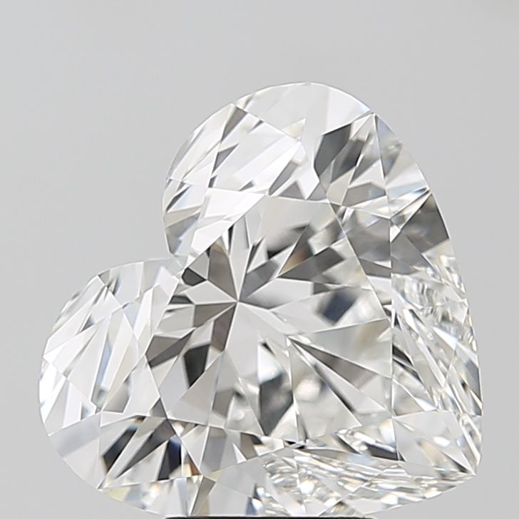 5.09 Carat F-VVS2 Heart Lab Diamond