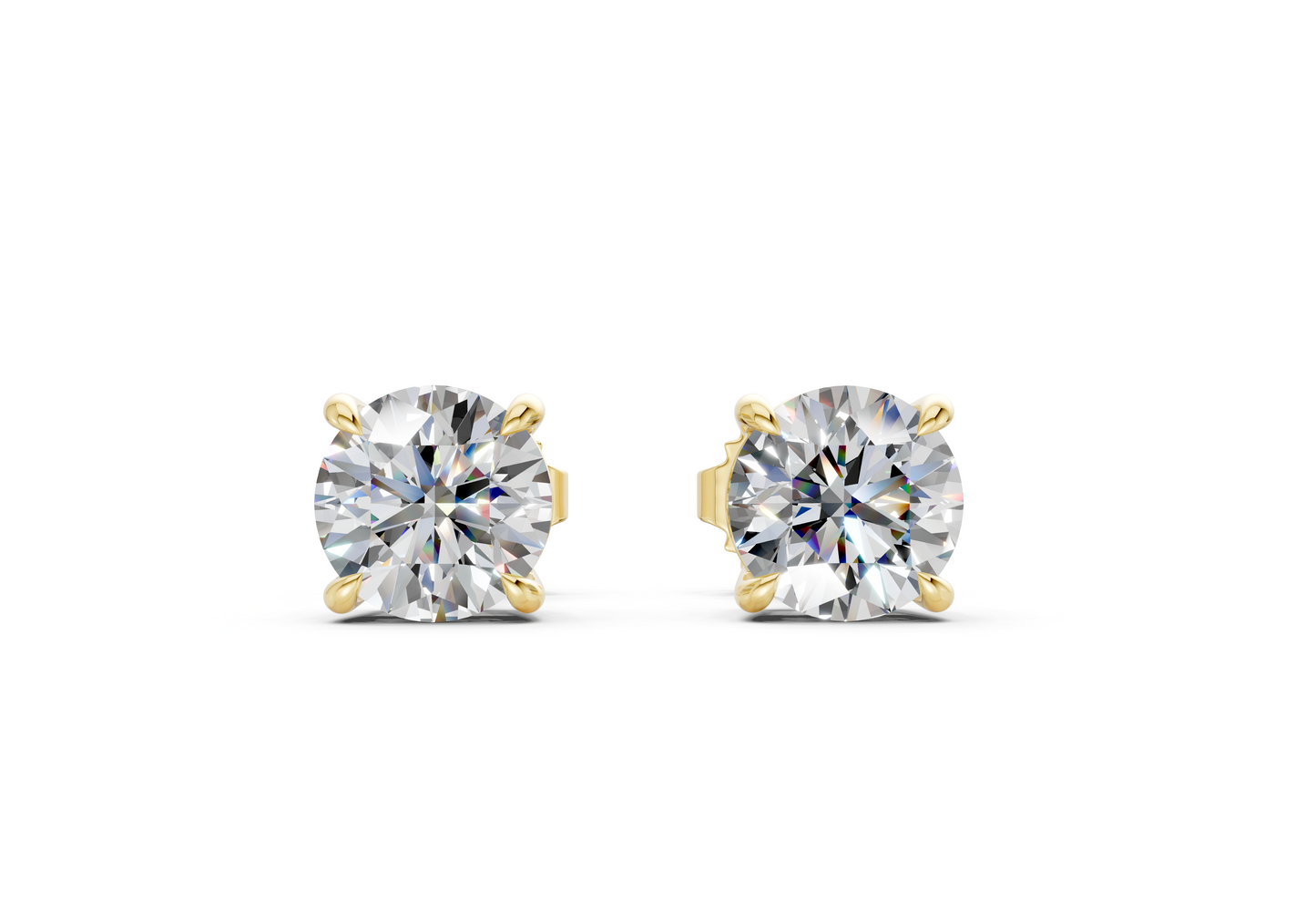 Geneva Classic Diamond Round Cut Studs