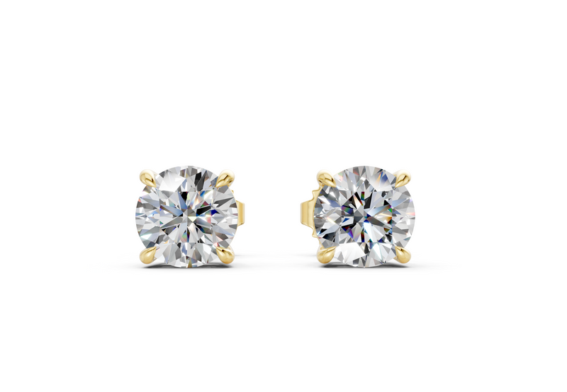 Geneva Classic Diamond Round Cut Studs