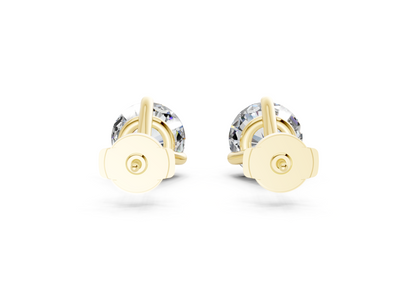 Florence Classic Diamond Round Cut Studs