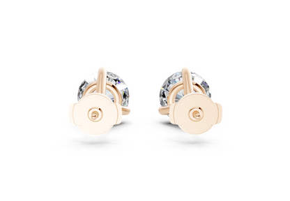 Florence Classic Diamond Round Cut Studs
