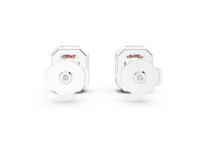 Marseille Halo Pink Diamond Emerald Cut Studs