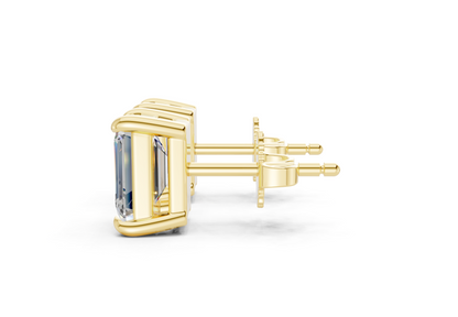 Geneva Classic Diamond Emerald Cut Studs