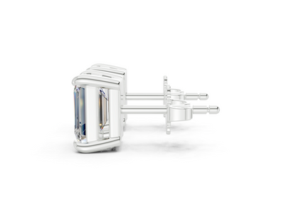 Geneva Classic Diamond Emerald Cut Studs