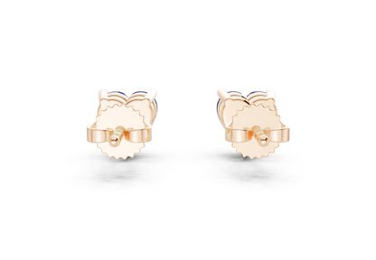 Geneva Classic Sapphire Gemstone Heart Cut Studs