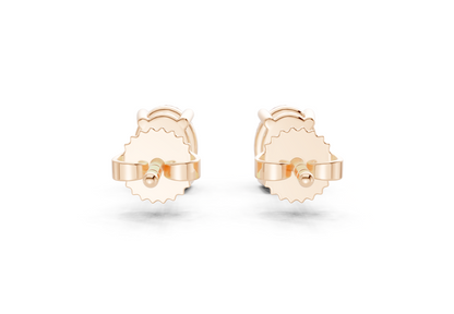Geneva Classic Pink Diamond Oval Cut Studs