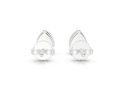 Geneva Classic Blue Diamond Pear Cut Studs
