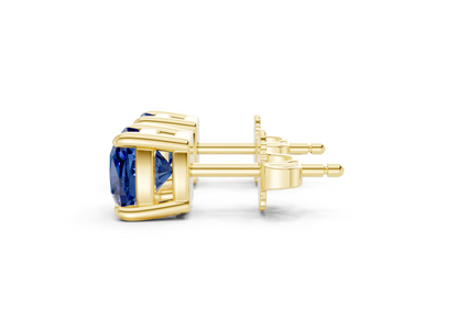 Geneva Classic Sapphire Gemstone Cushion Cut Studs