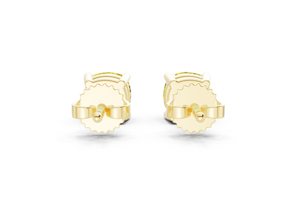 Geneva Classic Yellow Diamond Cushion Cut Studs