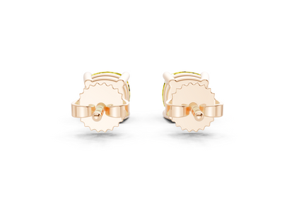 Geneva Classic Yellow Diamond Cushion Cut Studs