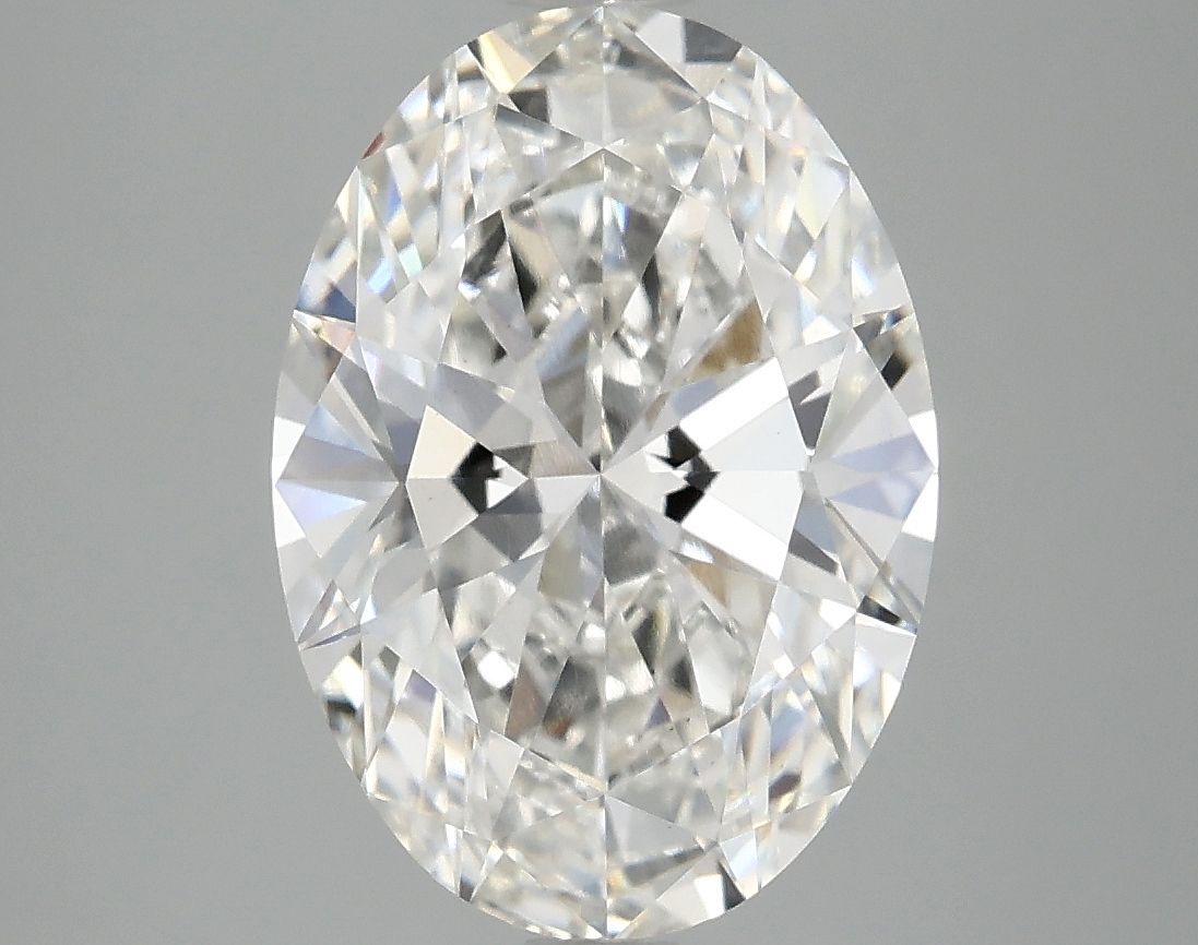 3.85 Carat F-VS1 Oval Lab Diamond