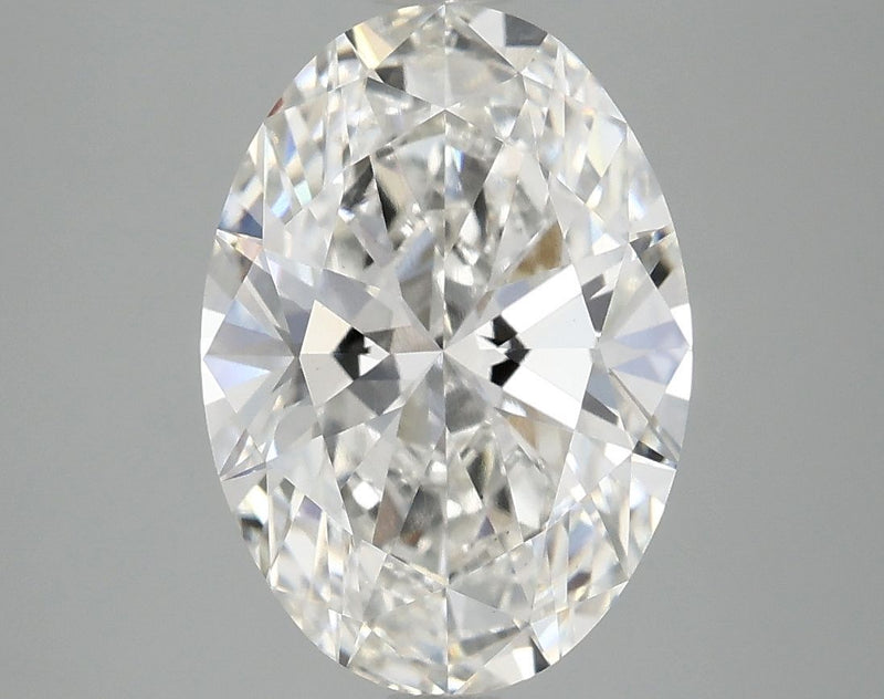3.85 Carat F-VS1 Oval Lab Diamond