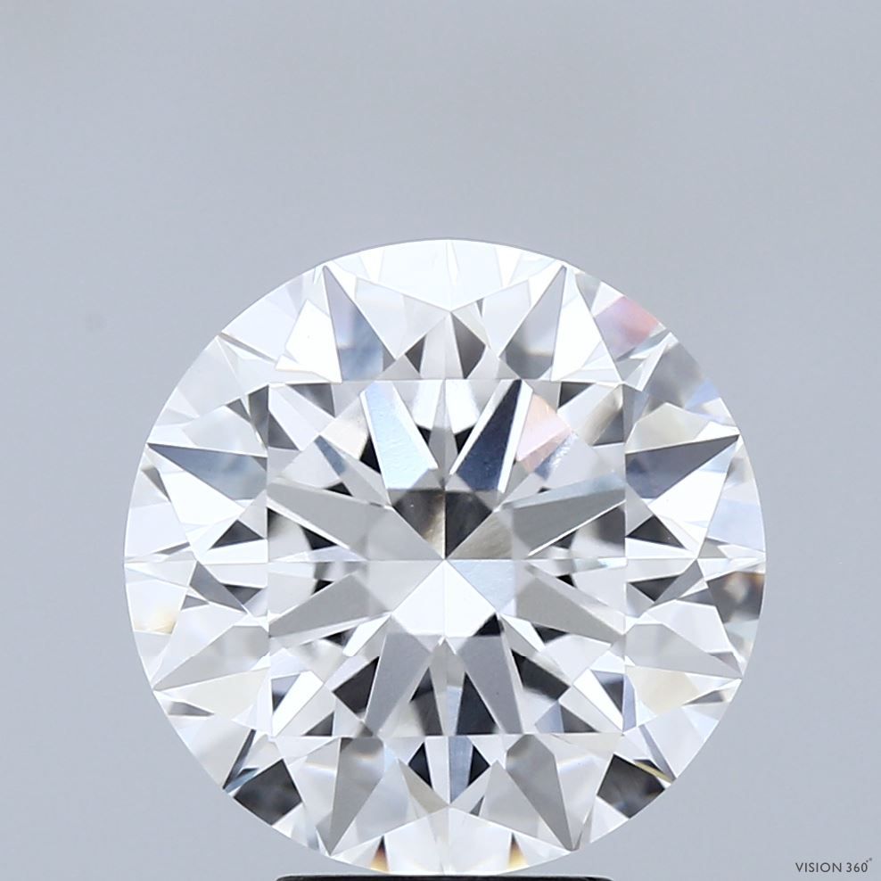 5.52 Carat E-VVS2 Round Lab Diamond