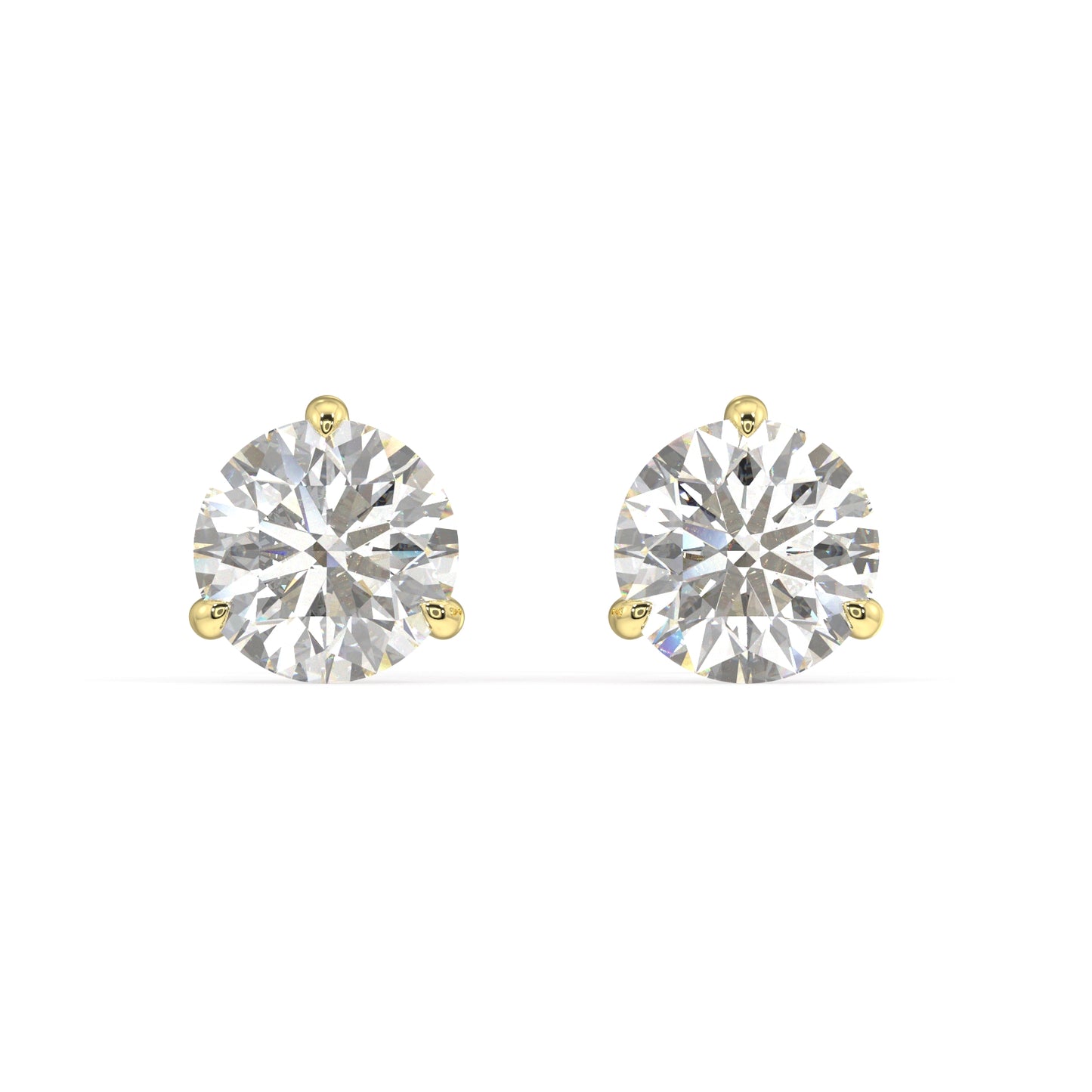 Paris Classic Round Diamond Studs