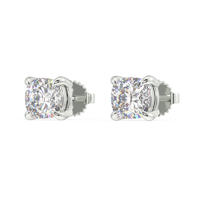 London Classic Cushion Diamond Studs