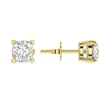 London Classic Cushion Diamond Studs