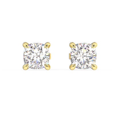 London Classic Cushion Diamond Studs