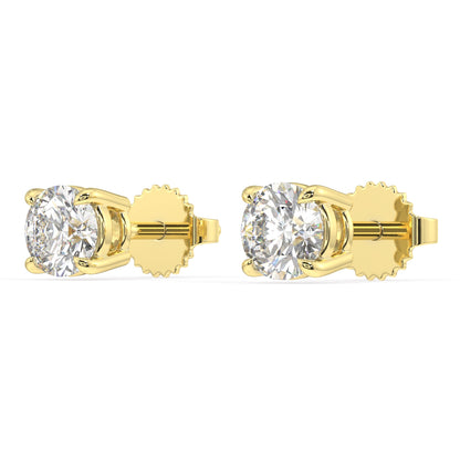 London Classic Round Diamond Studs