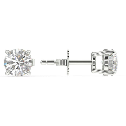 London Classic Round Diamond Studs