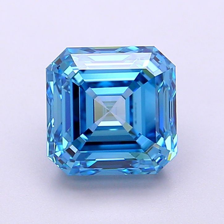 2.5 Carat Asscher Cut Fancy Blue