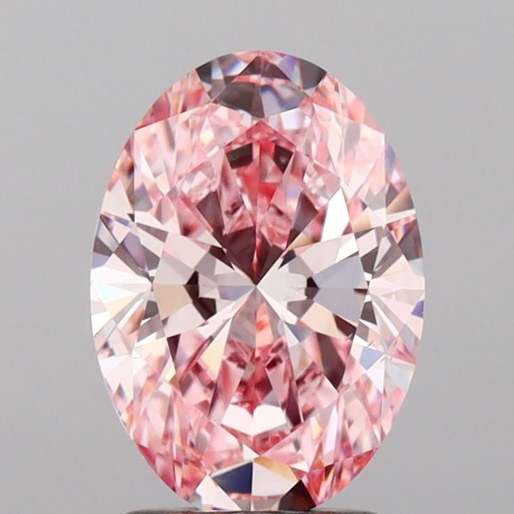 2.02 Carat Oval Cut Fancy Pink