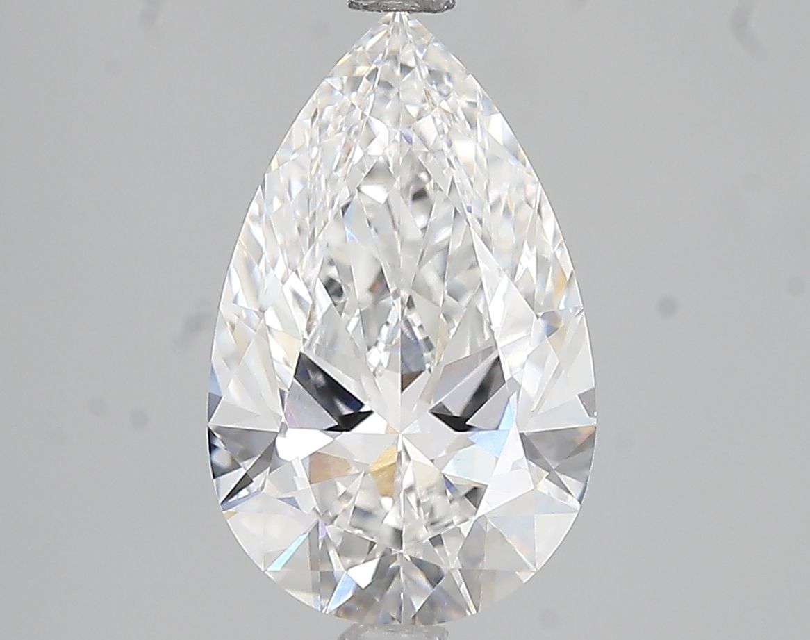 2.85 Carat E-VVS2 Pear Lab Diamond