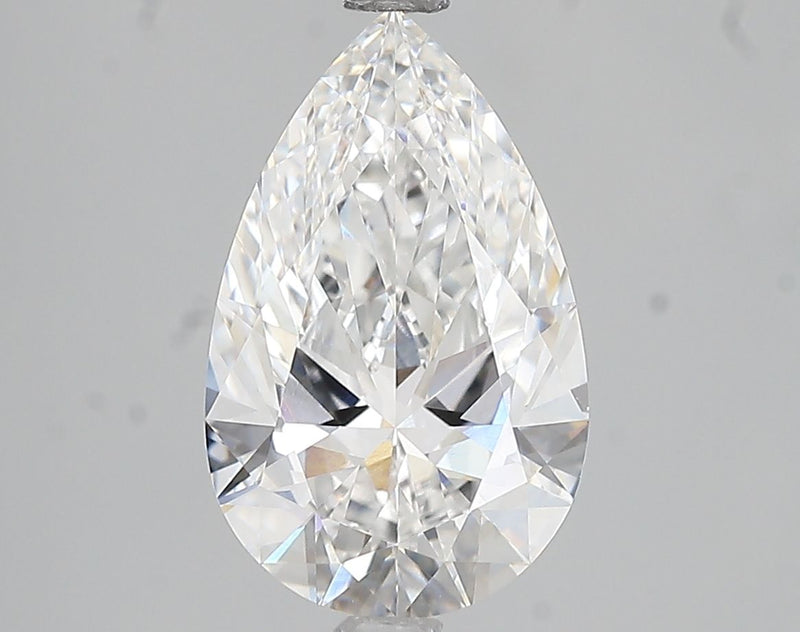 2.85 Carat E-VVS2 Pear Lab Diamond