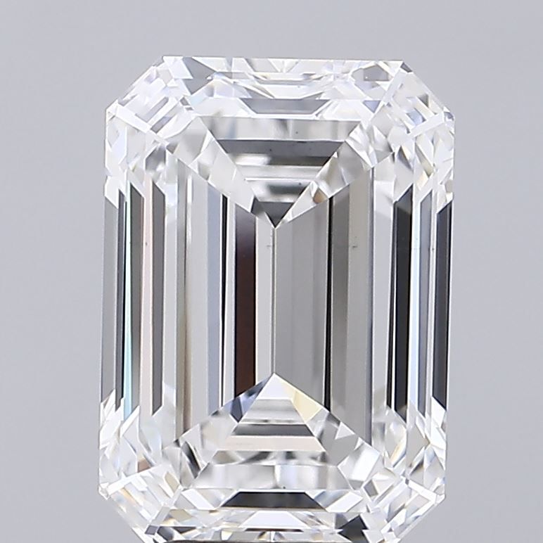 5.54 Carat F-VS2 Emerald Lab Diamond