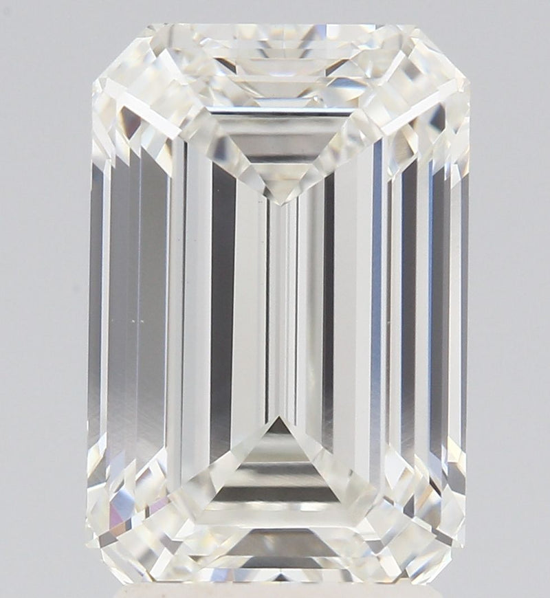 3.02 Carat F-VVS2 Emerald Lab Diamond