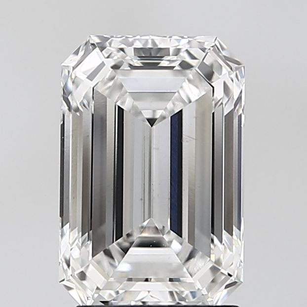 2.79 Carat F-VS1 Emerald Lab Diamond