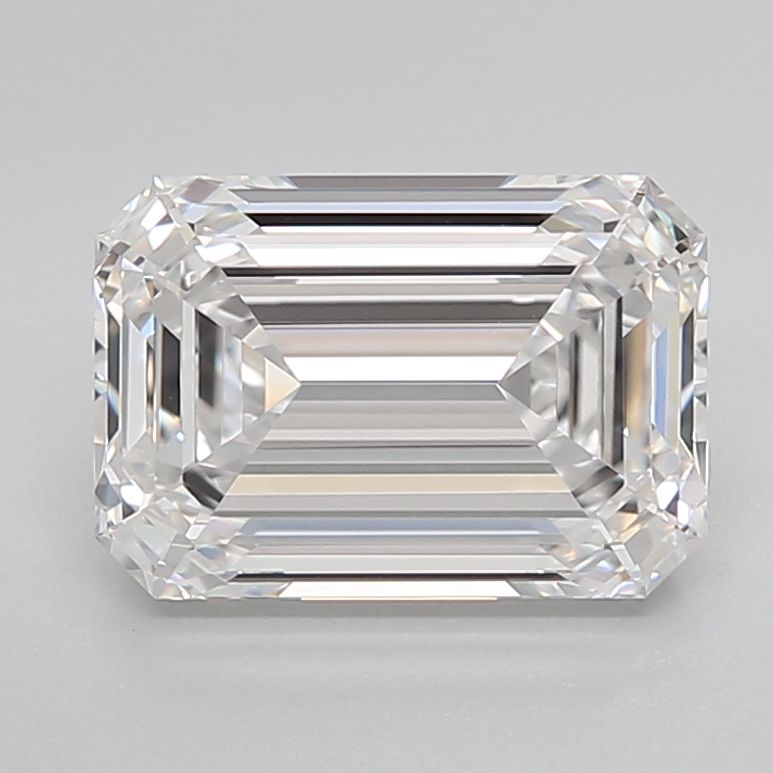 3.72 Carat D-VVS1 Emerald Lab Diamond