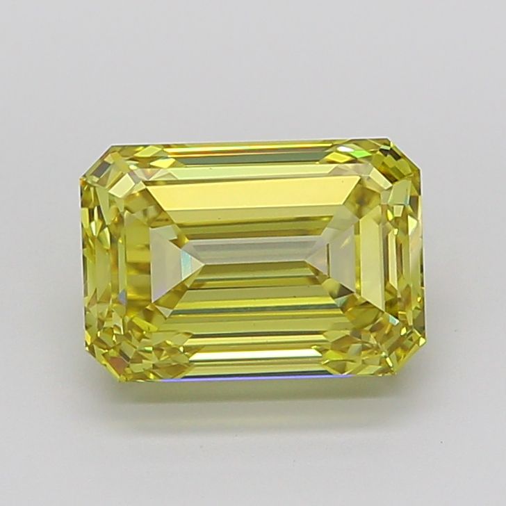 4.5 Carat Emerald Cut Fancy Yellow