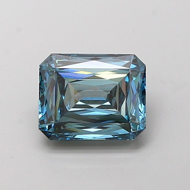 2.31 Carat Radiant Cut Fancy Blue