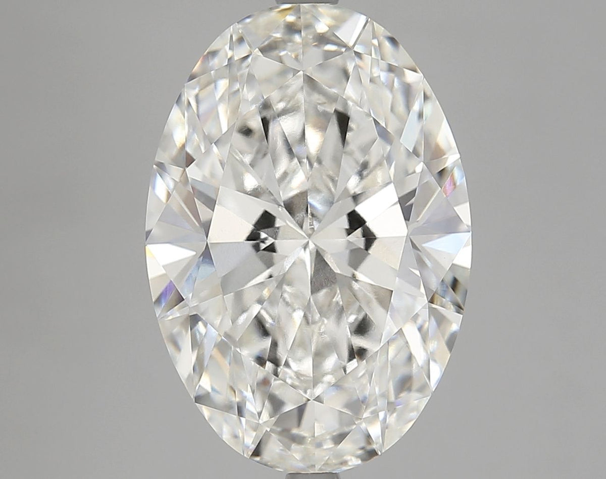 7.04 Carat G-VVS2 Oval Lab Diamond