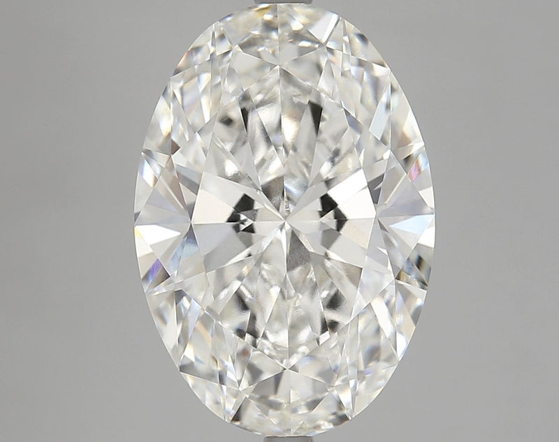 7.04 Carat G-VVS2 Oval Lab Diamond