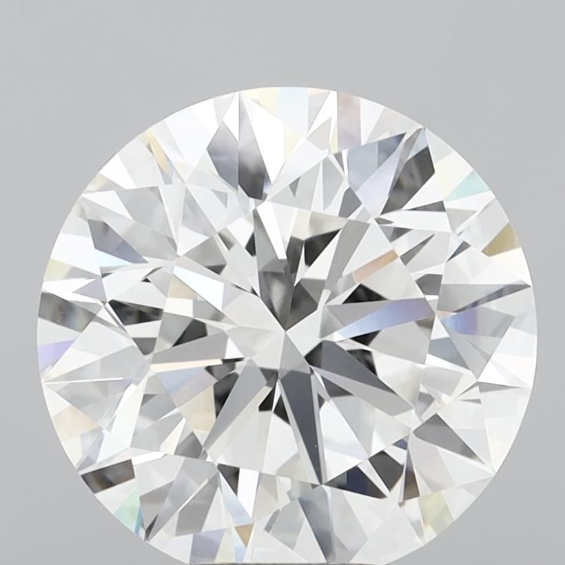 6.06 Carat E-VVS2 Round Lab Diamond