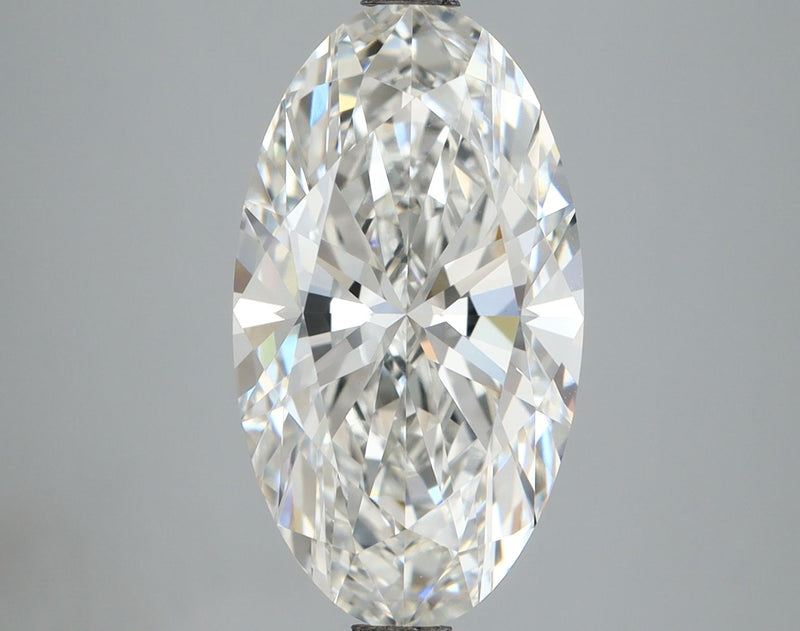 4.59 Carat F-VVS2 Oval Lab Diamond