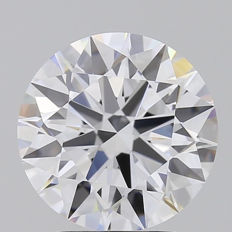 2.57 Carat D-IF Round Lab Diamond