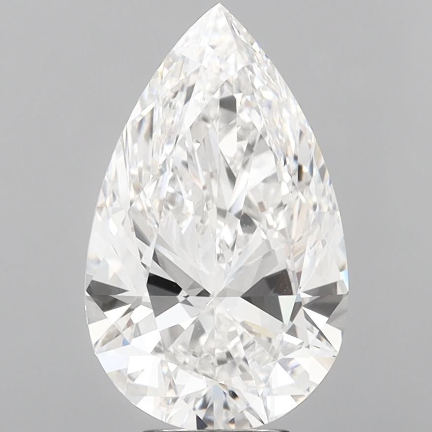 8.09 Carat F-VS1 Pear Lab Diamond