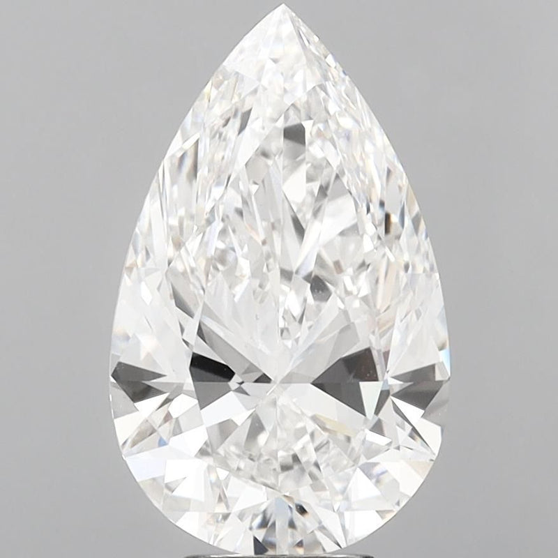 8.09 Carat F-VS1 Pear Lab Diamond