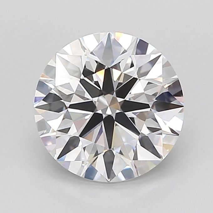 1.90 Carat D-VVS2 Round Lab Diamond